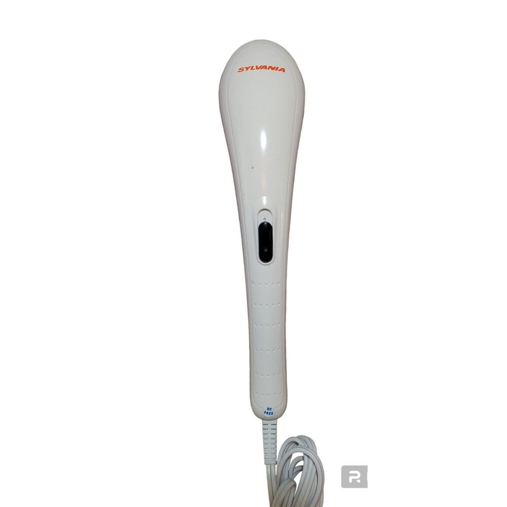 Sylvania HM25 Handheld Massager Tested Working White Relax Personal Self Care